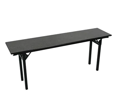 Forbes Industries 600-2472B-### 600 Series Training Folding Table, Rectangular, 24" x 72" x 30"H, Laminate Surface