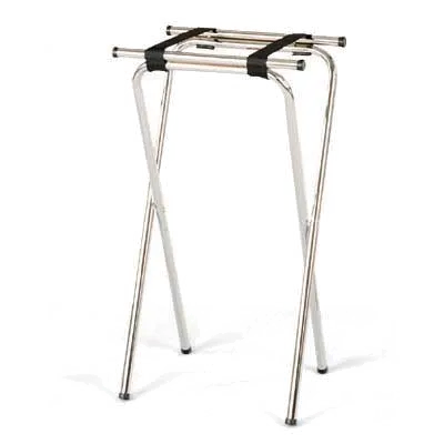 Forbes Industries 6850-BE Tray Stand – Steel construction, black poly strap handles, beige finish, for waitress service