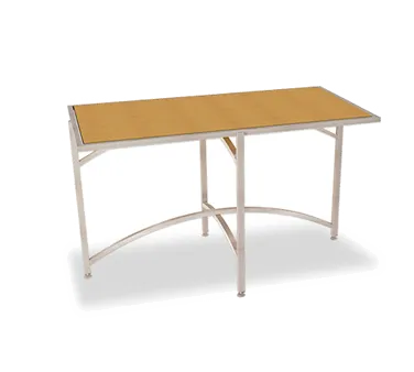 Forbes Industries 7039L-48 EcoFlex Elite Lam Series Folding Table, Rectangle, 60"L x 30"W x 48"H, Collapsible, Reversible Laminate Top