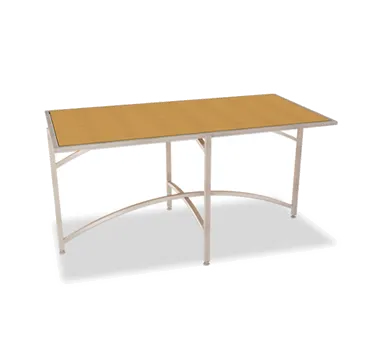Forbes Industries 7043L-42 EcoFlex Elite Lam Series Rectangular Collapsible Table, 72"L x 36"W x 42"H, Reversible Laminate Top
