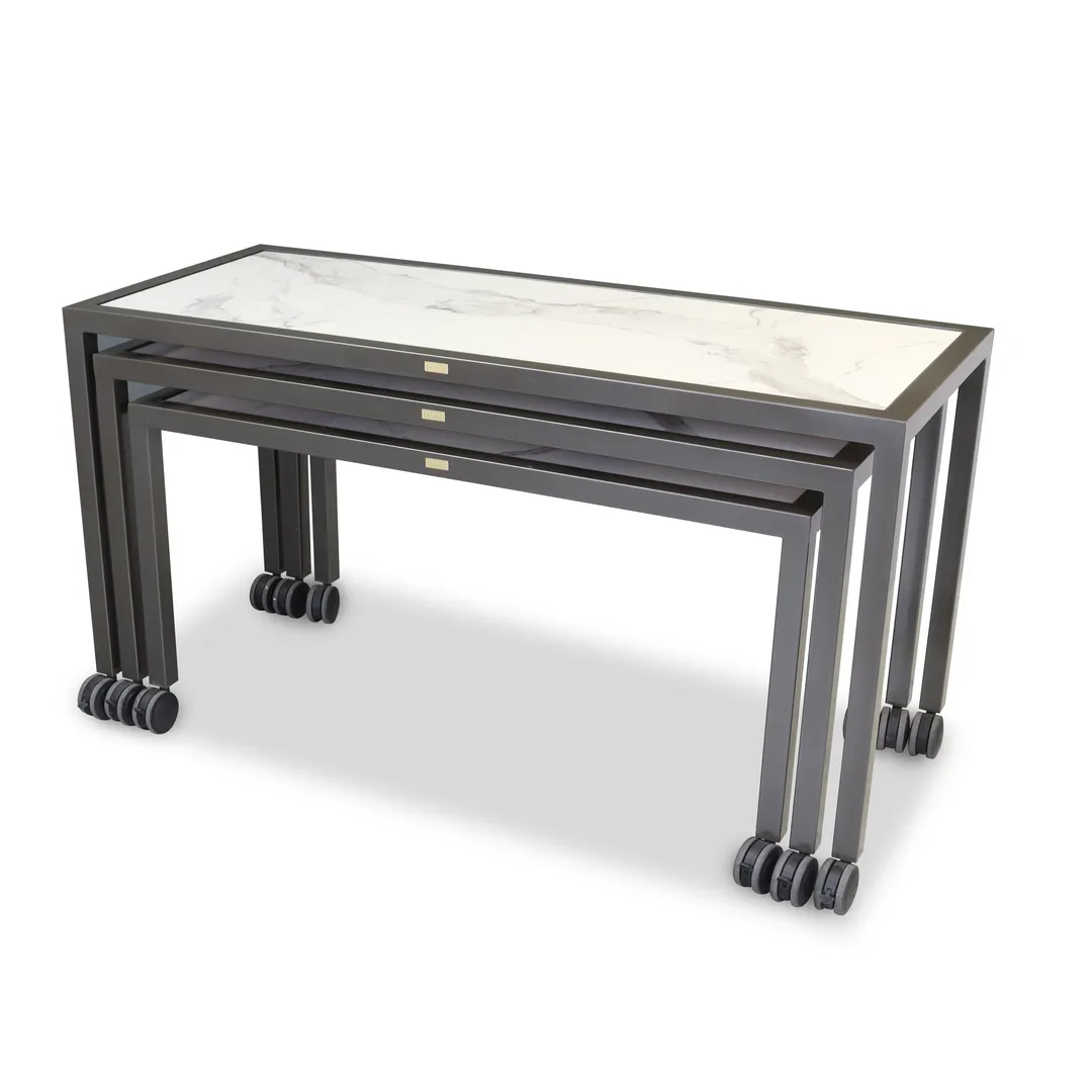 Forbes Industries 7405HD Claremont Three Nesting Tables (Executive-Heavy Duty)