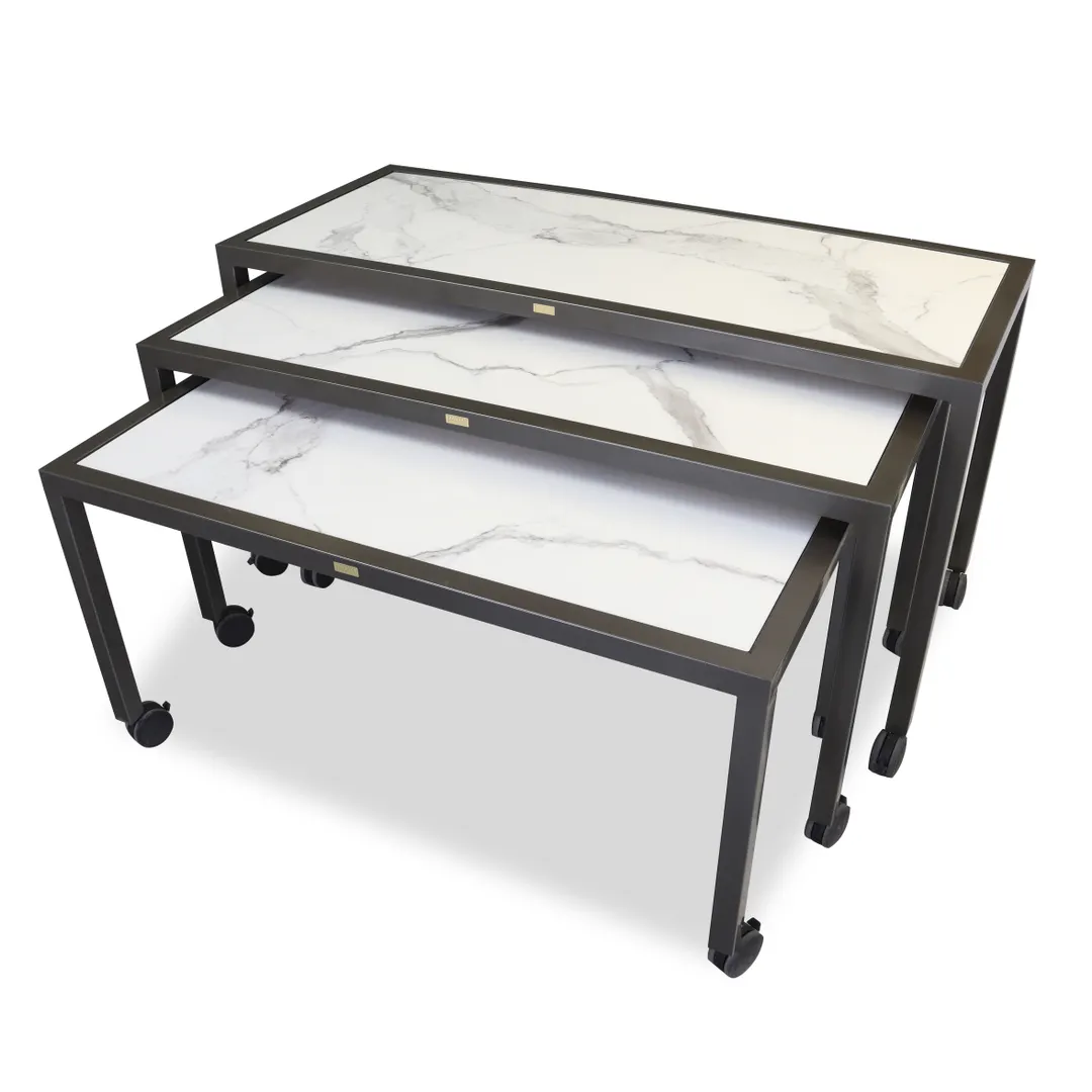 Forbes Industries 7405HD Claremont Three Nesting Tables (Executive-Heavy Duty)