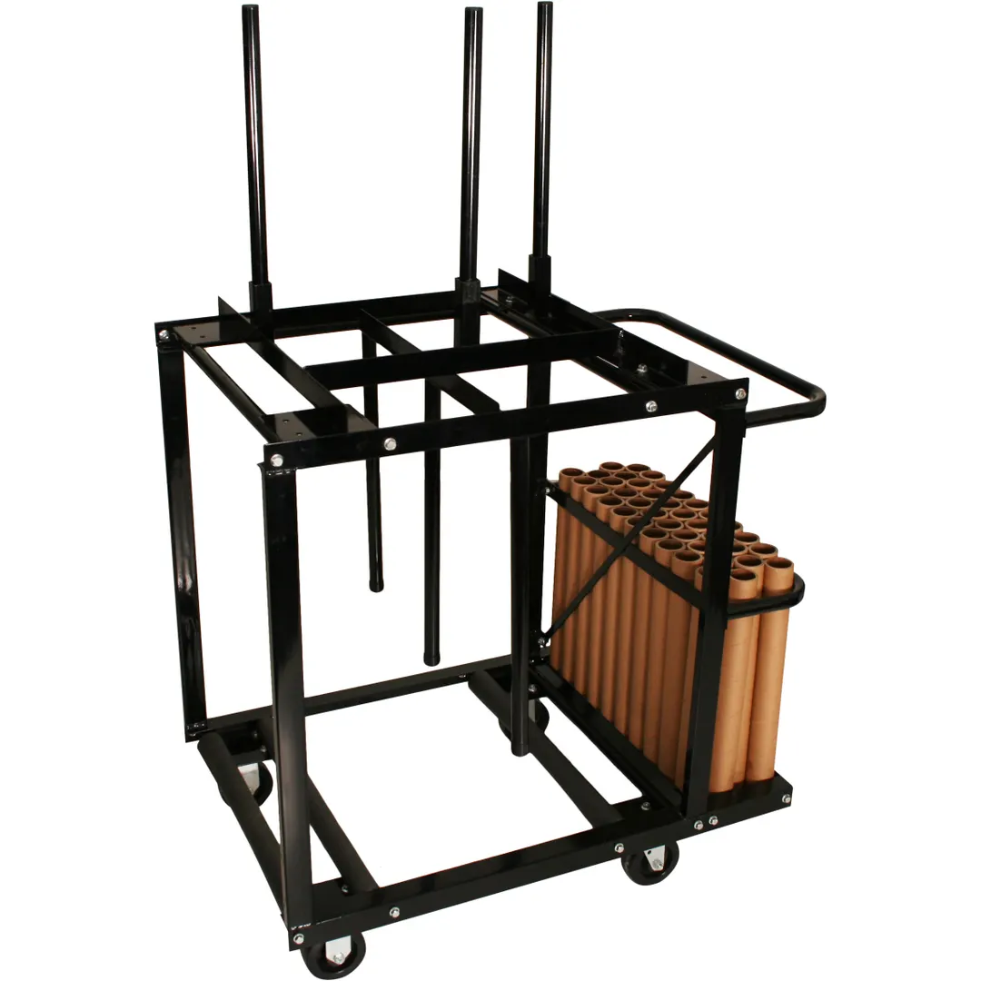 Forbes Industries HD-CCT-REV-C-TB Table Truck w/ (20) Round/Square/Snap Hexagonal Tables