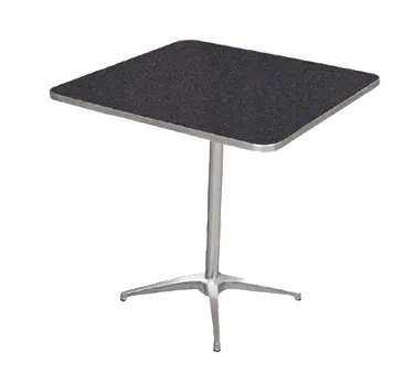 Forbes Industries LS302424-### Dining Height Indoor Classic Laminate Series Square Pedestal Table