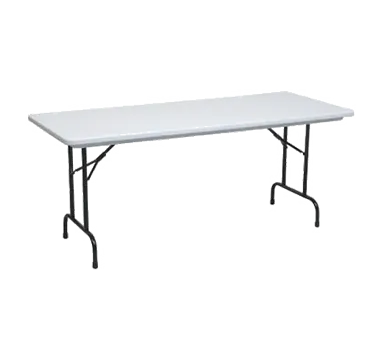 Forbes Industries PT1872-PL Polylite Training Folding Table, Rectangular 18" x 72" x 30"H, Polyethylene Surface, Steel Frame