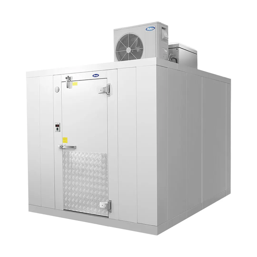 Atosa USA AWC1012TF-IL/IR Indoor 10'X12' Walk-In Cooler with Floor, Self-Contained