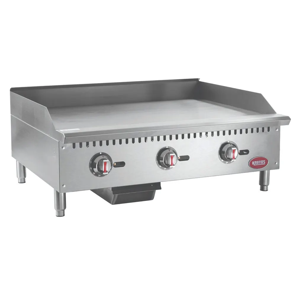 Hubert 29Y-008 26" Countertop Gas Griddle with Thermostatic Controls