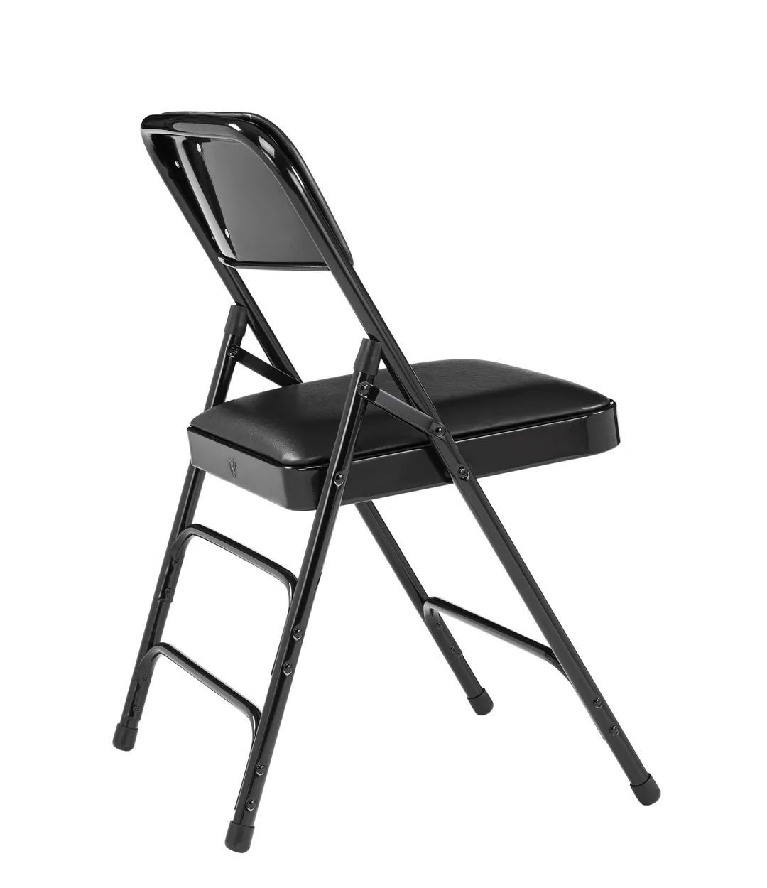 National Public Seating 1310 Nps® 1300 Series Premium Vinyl Upholstered Folding Chair - Caviar Black