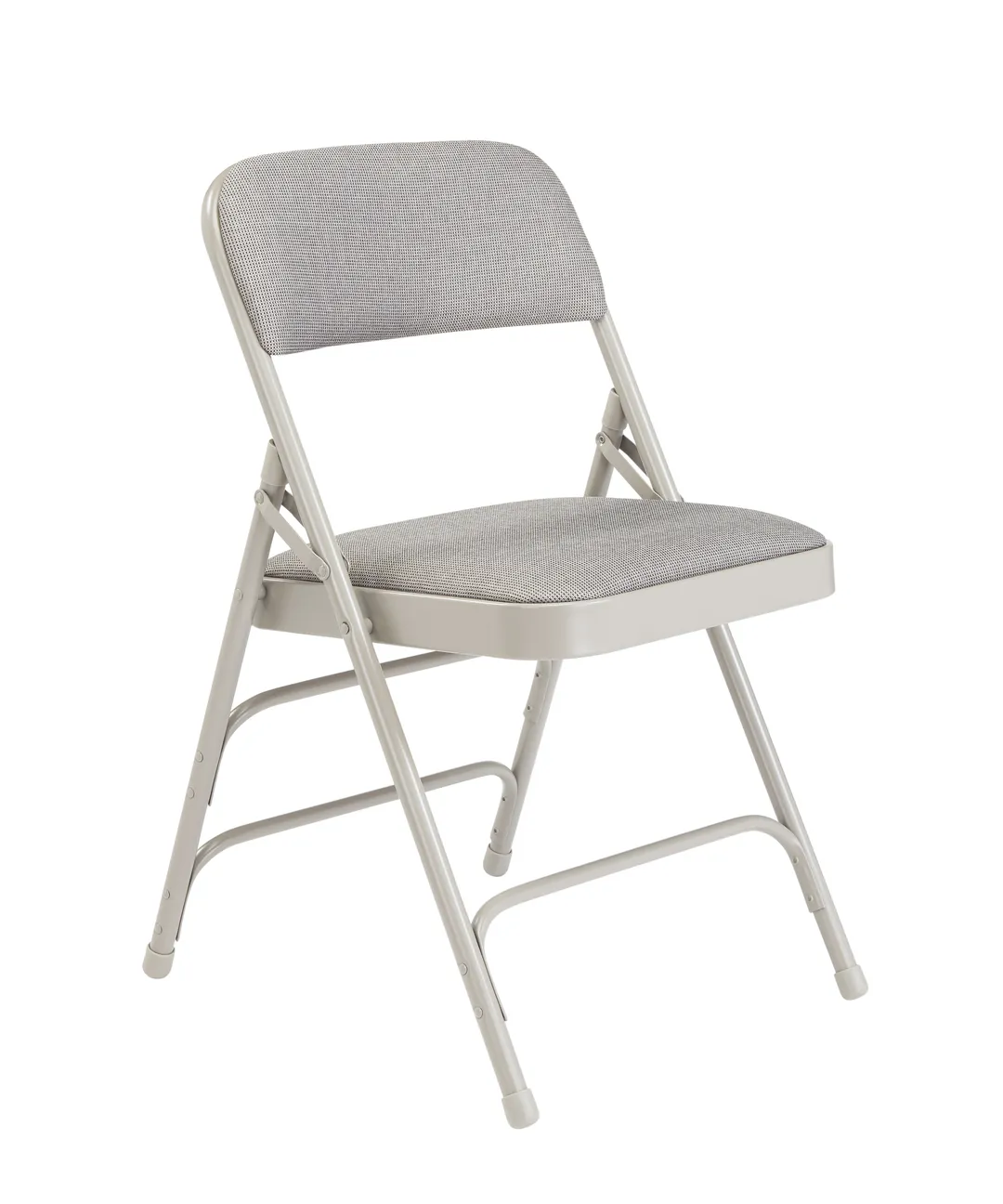 National Public Seating 2302 2300 Series Premium Folding Chair w/ Deluxe Fabric Upholstered Waterfall Seat and Contour Back - Pack of 4