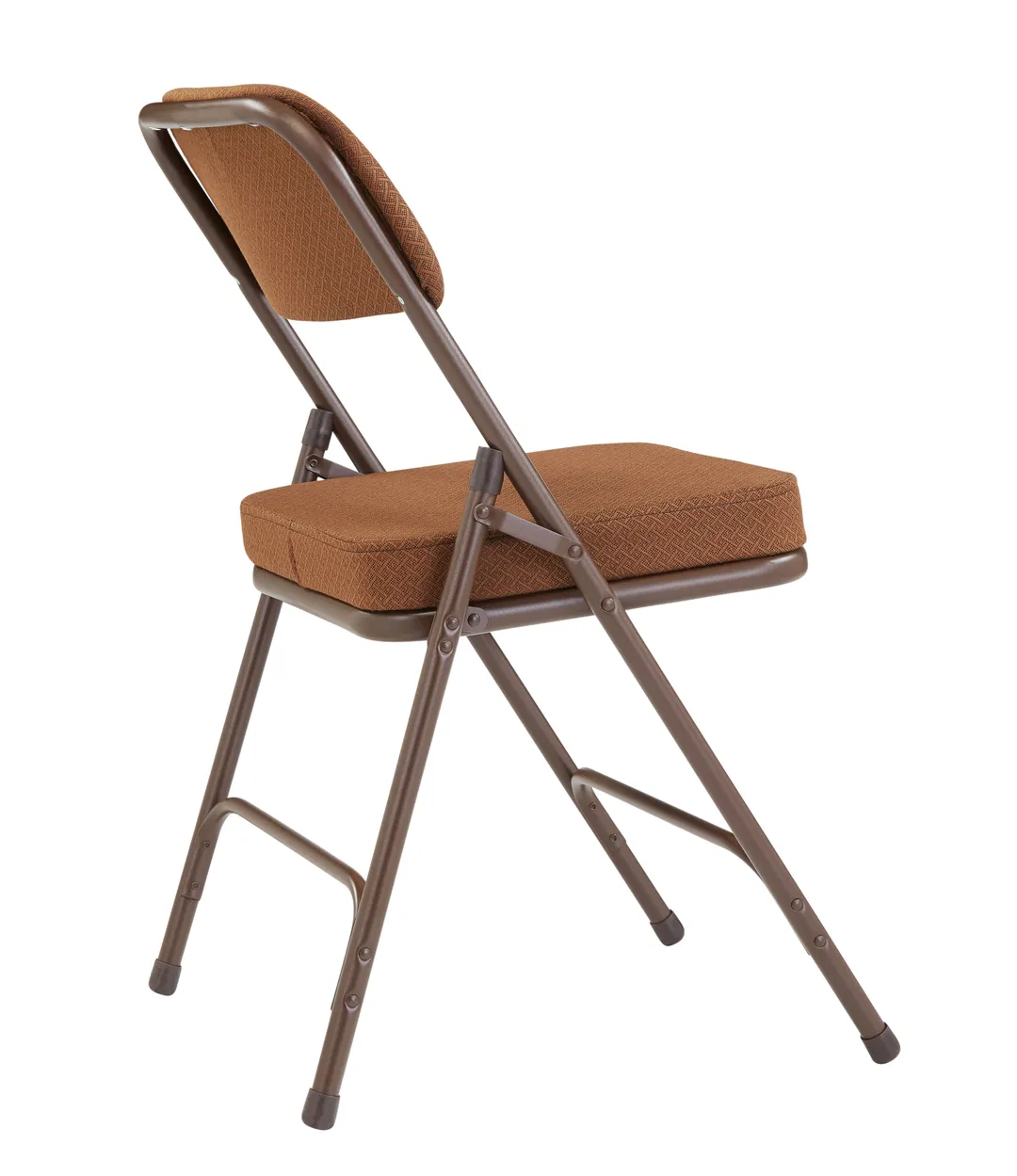 National Public Seating 3219 NPS® 3200 Series Premium 2-inch Fabric Upholstered Double Hinge Antique Gold Folding Chair (Pack of 2)