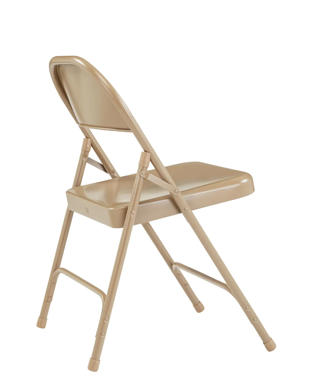 National Public Seating 51 NPS 50 Series All-Steel Beige Folding Chair (Pack of 4)