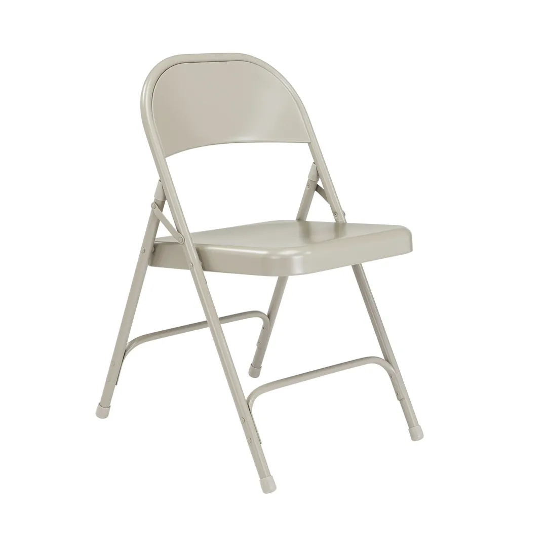 National Public Seating 52 NPS® 50 Series All-Steel Grey Folding Chair (Pack of 4)