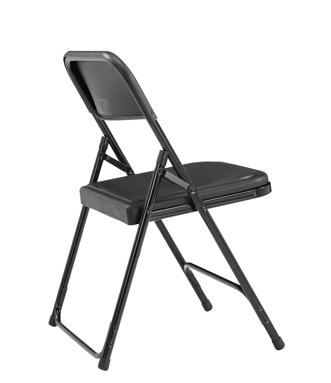National Public Seating 810 NPS® 800 Series Premium Lightweight Black Plastic Folding Chair (Pack of 4)