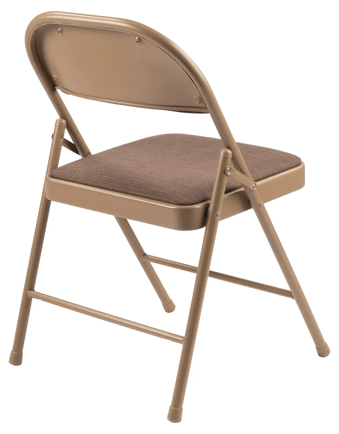 National Public Seating 973 Basics by NPS® 900 Series Star Trail Brown Fabric Padded Folding Chair (Pack of 4)