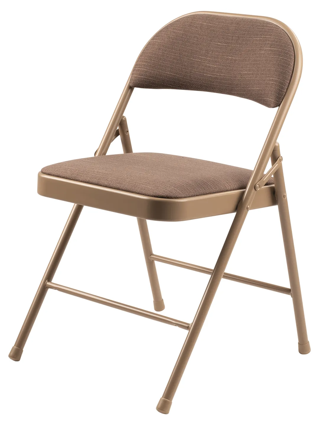 National Public Seating 973 Basics by NPS® 900 Series Star Trail Brown Fabric Padded Folding Chair (Pack of 4)