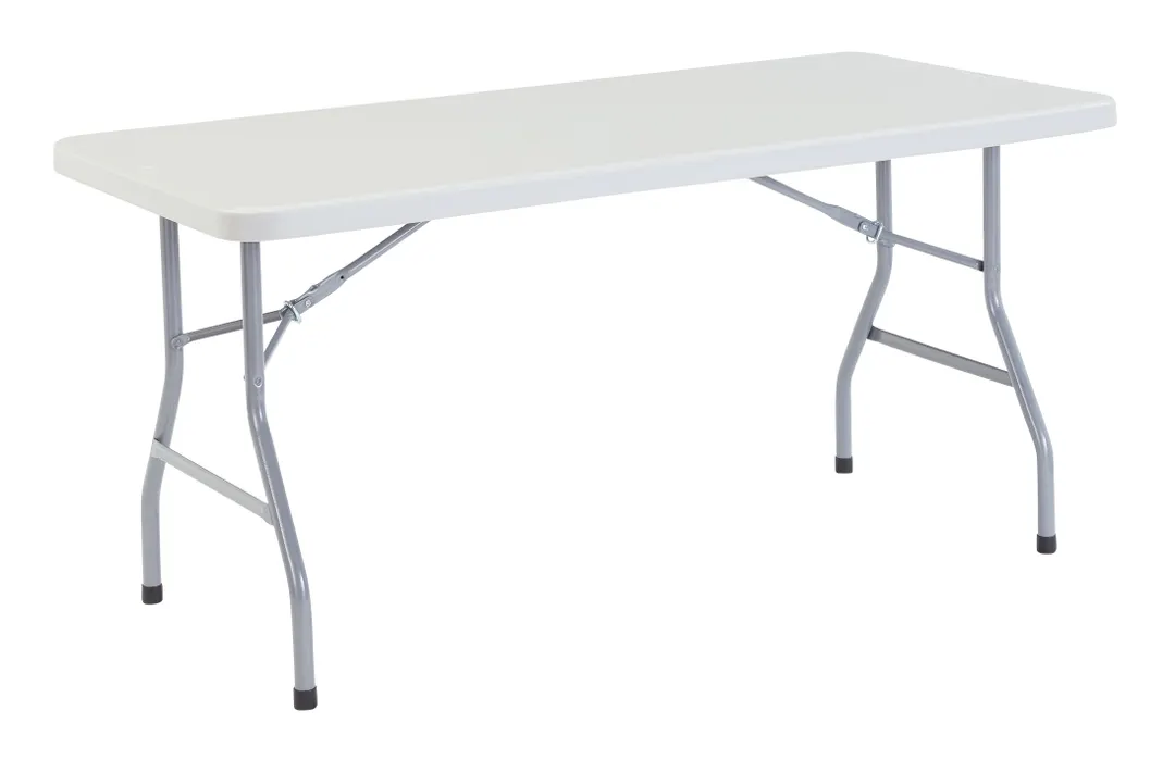 National Public Seating BT3060 NPS® 30" x 60" Heavy Duty Folding Table, Speckled Gray