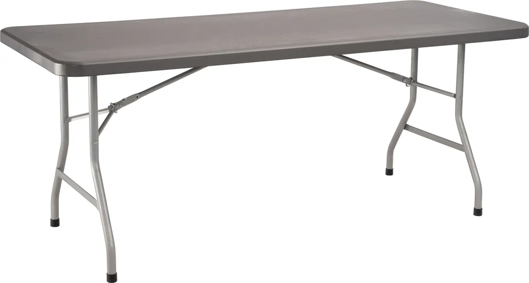 National Public Seating BT3072 NPS® 30" x 72" Heavy Duty Folding Table, Speckled Gray
