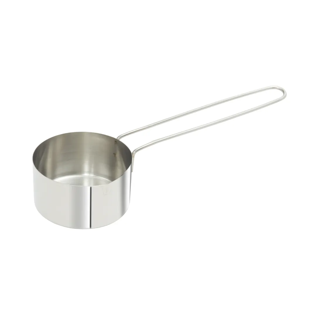 Winco MCPL-075C Measuring Cup, 3/4-Cup, 6" Wire Handle, Stainless Steel
