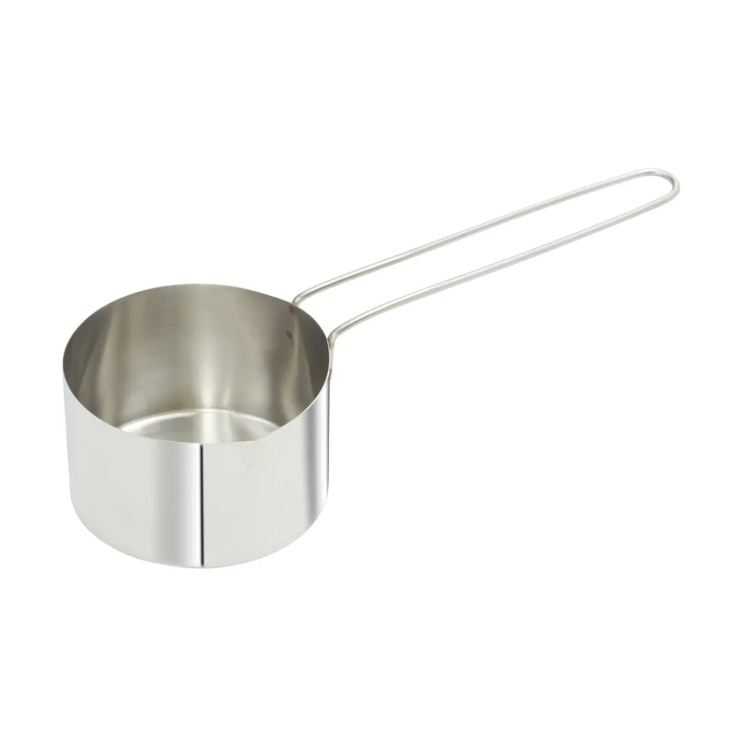 Winco MCPL-125C Measuring Cup, 1-1/4-Cup, 6" Wire Handle, Stainless Steel