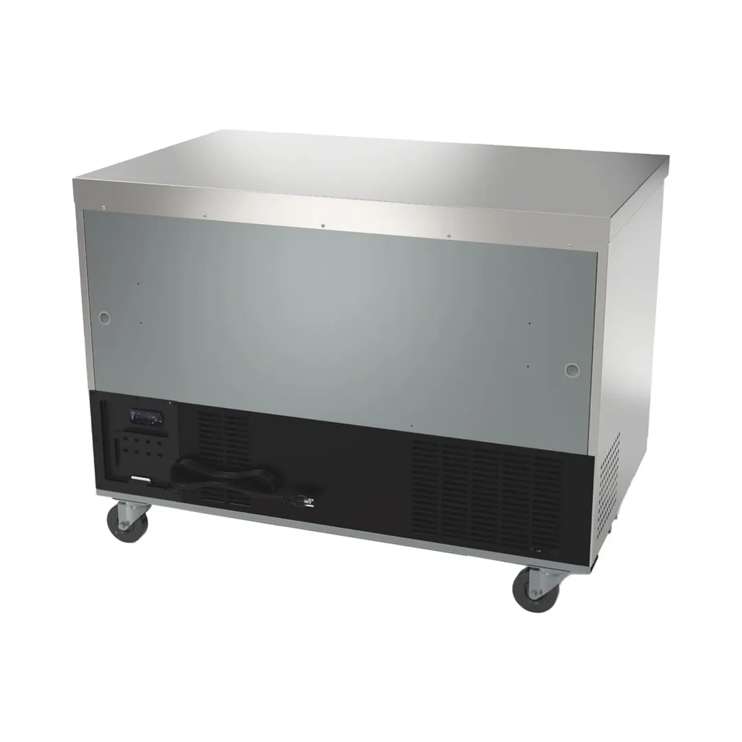 Hubert 146201 48" 2-Door Undercounter Freezer, Stainless Steel, 11.9 cu. ft., Digital Temp Control