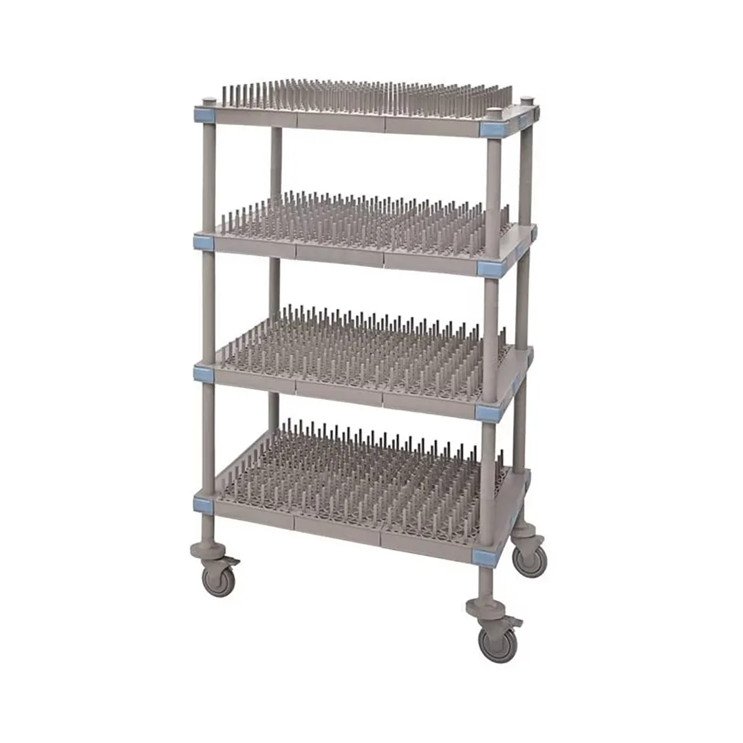 Quantum QPM245468PDR2 Millenia 4-Tier Mobile Drying Rack, 54W x 24D x 68H, Gray Finish