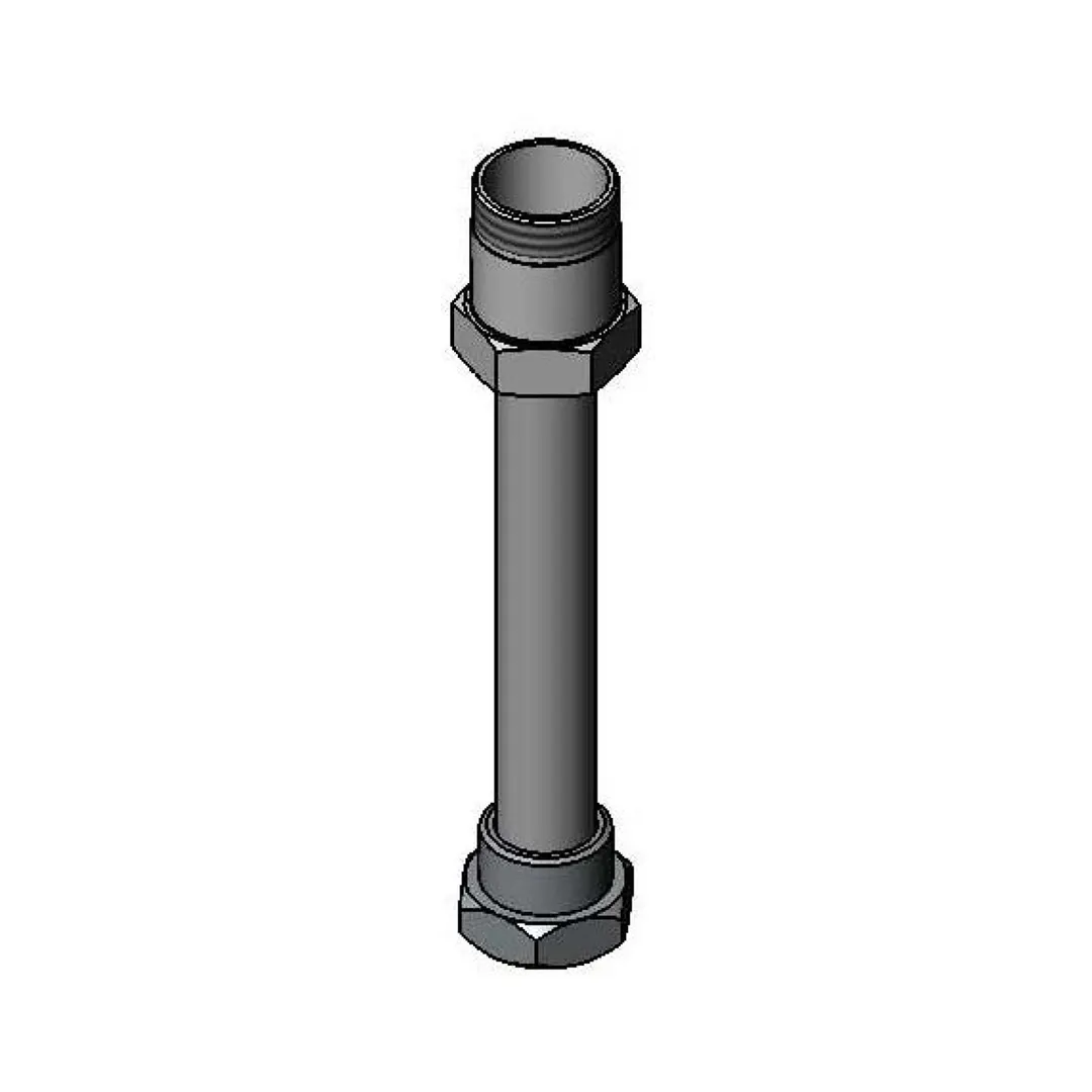 T&S Brass BF-0400 Big-Flo Faucet Extension, Swivel, 7-3/8" H, Gasket, 1/2" Npt