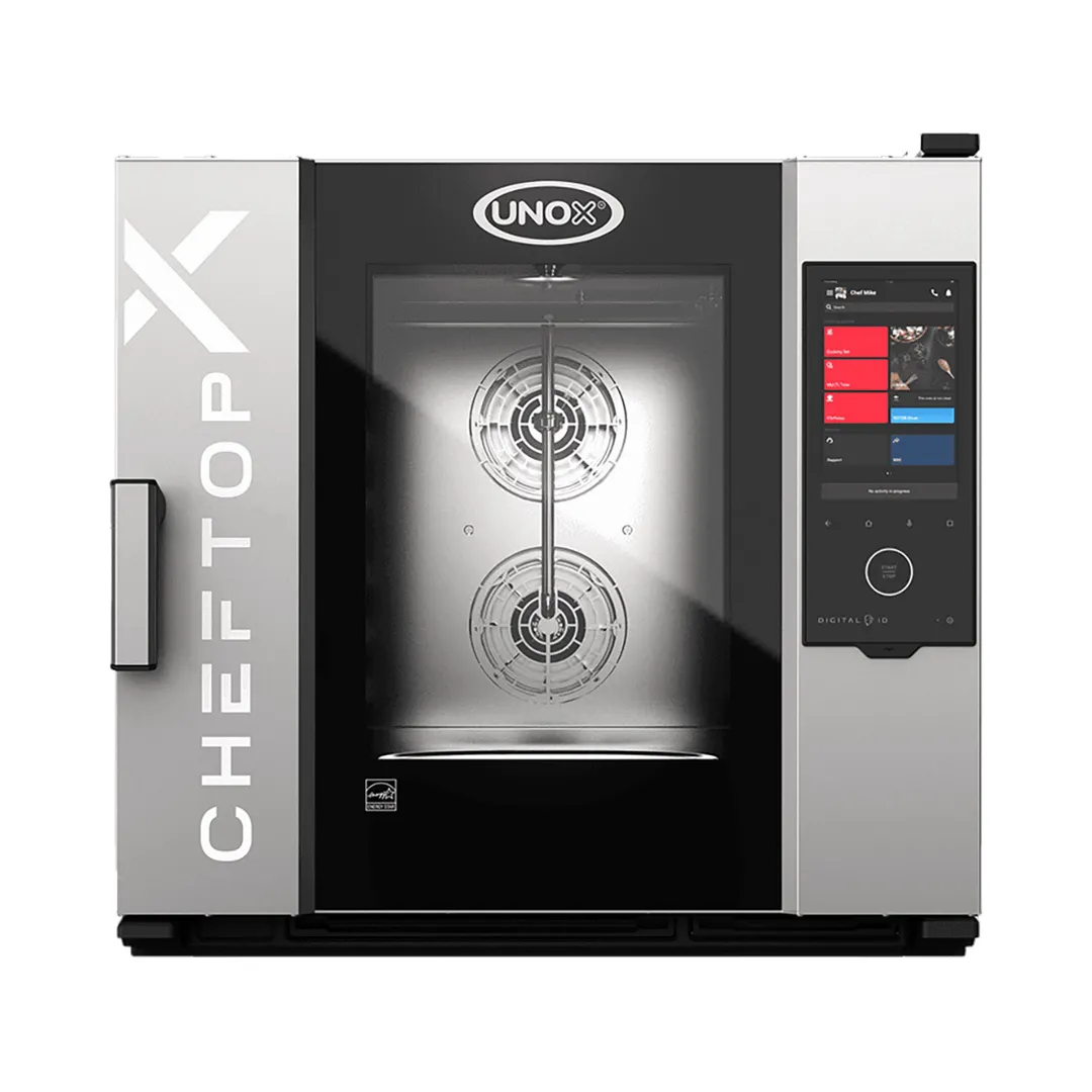 UNOX XADA-06FS-GXLS-ET Full Size 6 Pan Gas Combi Oven w/ Digital Control, Boilerless,  92.124 BTU