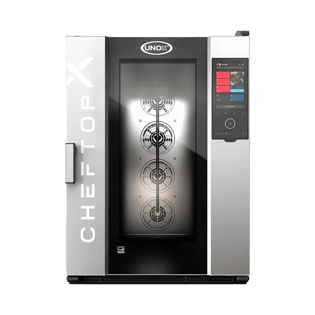UNOX XADA-10FS-EXLS-ET Full Size 10 Pan Electric Combi Oven w/ Touchscreen, Left-to-Right Door, 208/240V