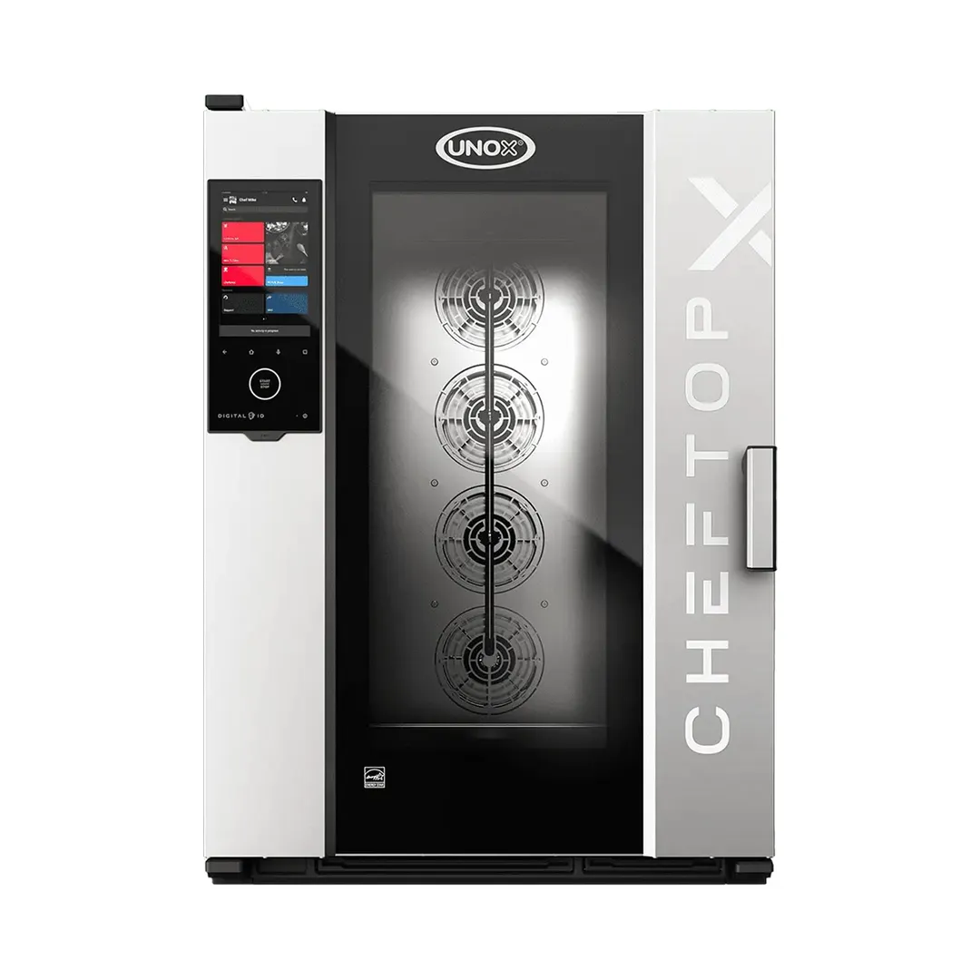 UNOX XADA-10FS-EXRS-ET Full Size 10 Pan Electric Combi Oven w/ Touchscreen, Right-to-Left Door, 208/240V