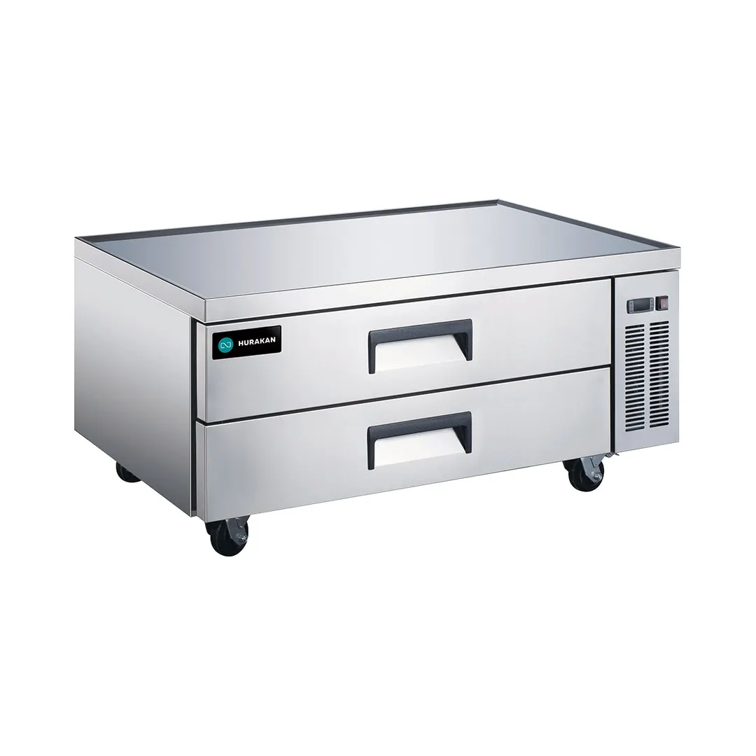 Hurakan HKN-CB48R1 E/S 48" Chef Base Refrigerator w/ 2 Drawer, 9.6 cu. ft.