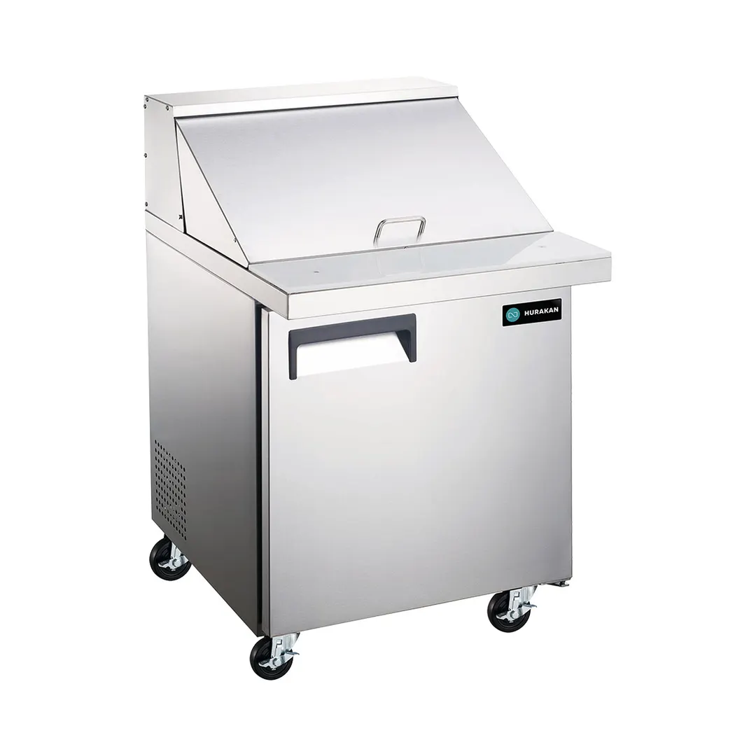 Hurakan HKN-SPMT27R1E 27" Mega Top Sandwich Prep Table, 1-Door, 5.7 cu. ft.