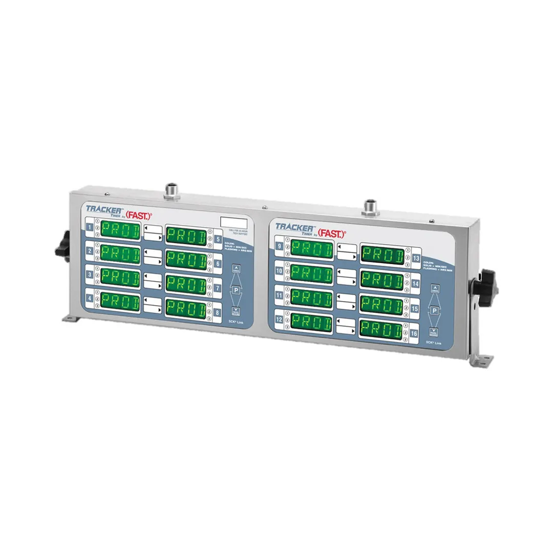 Kitchen Brains TRACK4X4CP Tracker Timer, (16) Displays, Communication Ports