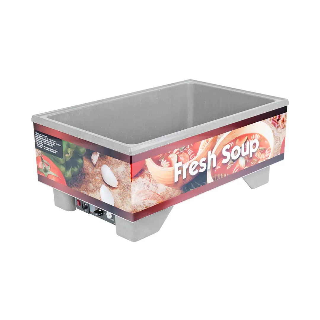 Vollrath 720200003 Cayenne® Rethermalizing Soup Merchandiser with Country Kitchen Graphics