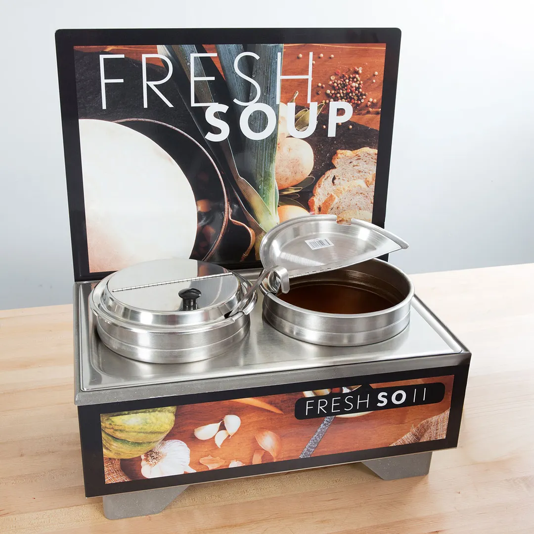 Vollrath 720202102 Cayenne® 72020 Full Size Rethermalizing Model 1220 Soup Merchandiser Base