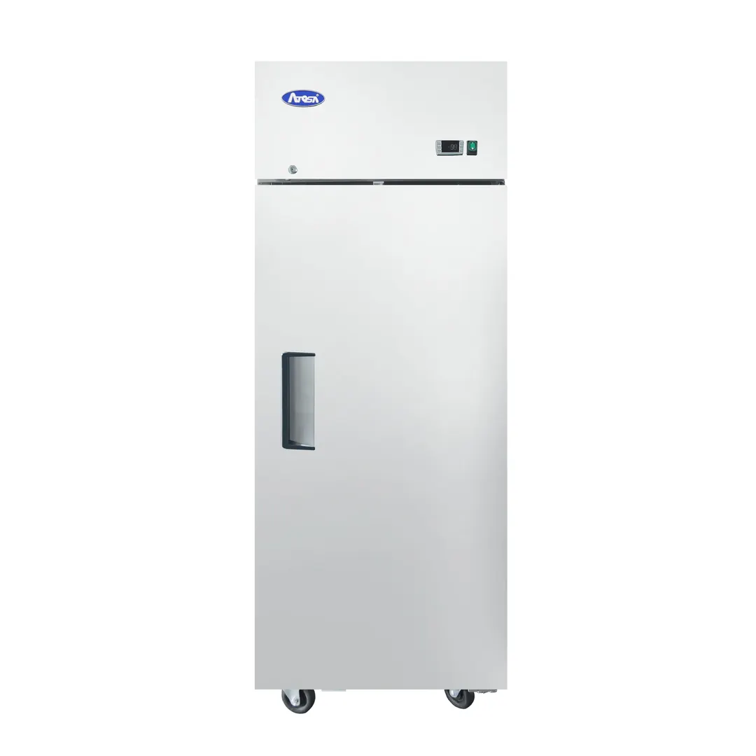 Atosa USA MBF8001GRL 28-7/10" 1-Section Reach-In Freezer, Top Mount, 21.4 cu. ft., 1 Solid Door, Stainless Steel