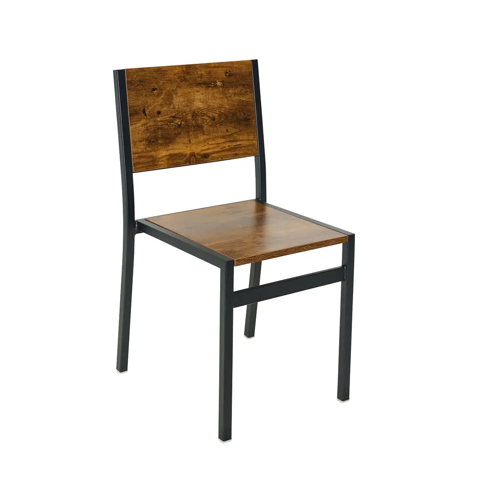 BFM Seating 102CVWR-SB Indoor Chester Chair with Vintage Walnut Relic Seat & Back