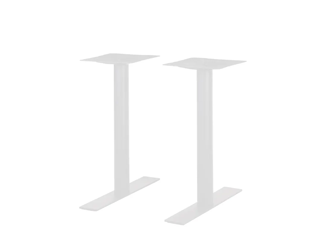 BFM Seating LP-0024RWH Metal Uptown Table Base Set