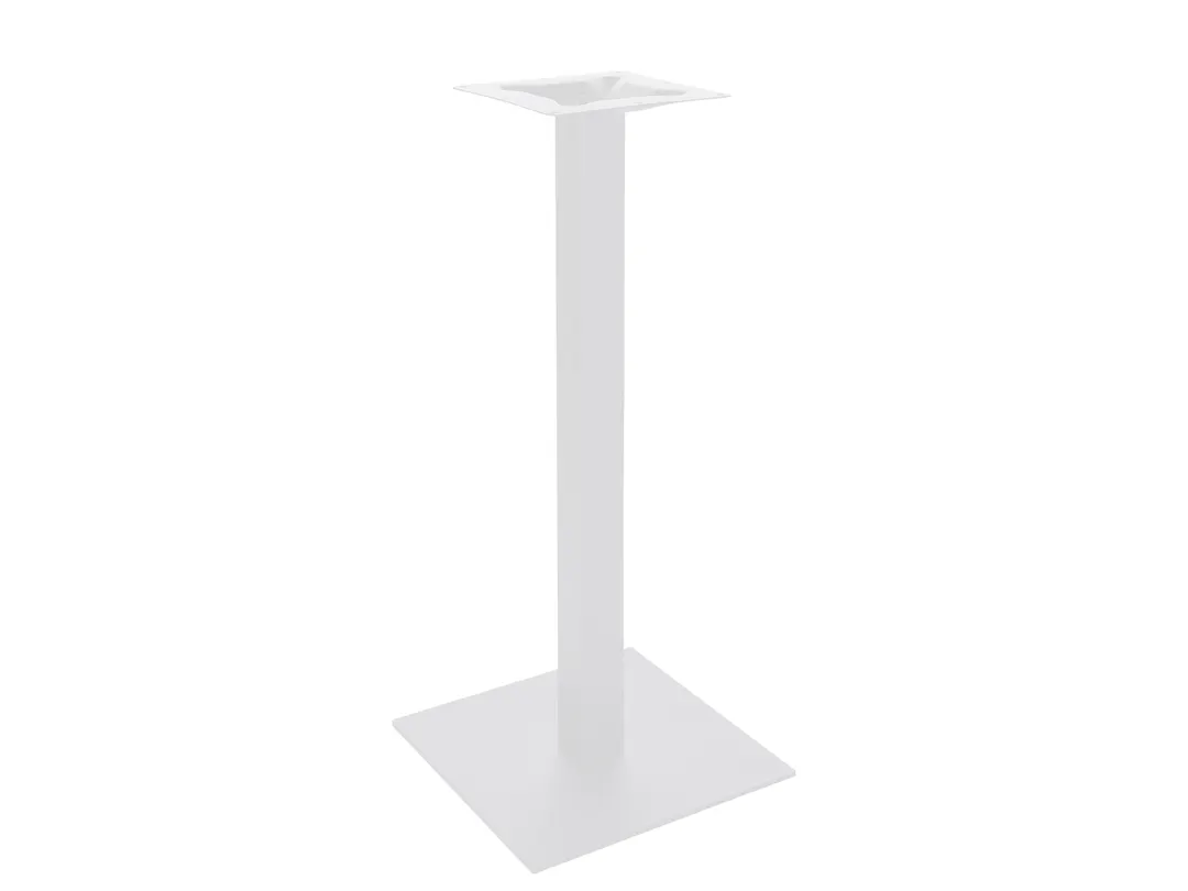 BFM Seating LP-24SQWHT Metal Uptown Table Base