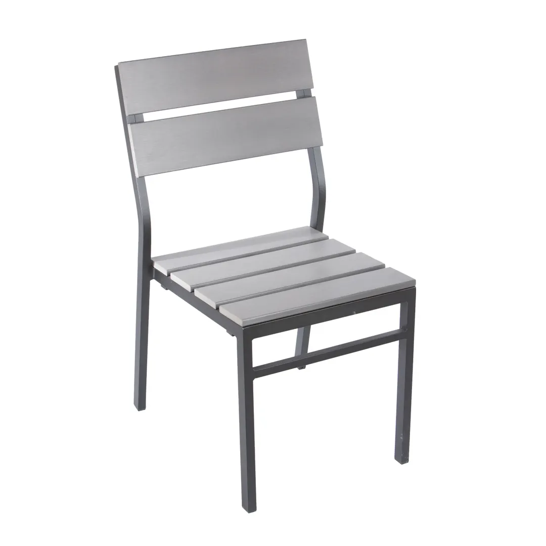 BFM Seating PH202CGRTK-BL Seaside Stacking Side Chair, Wide