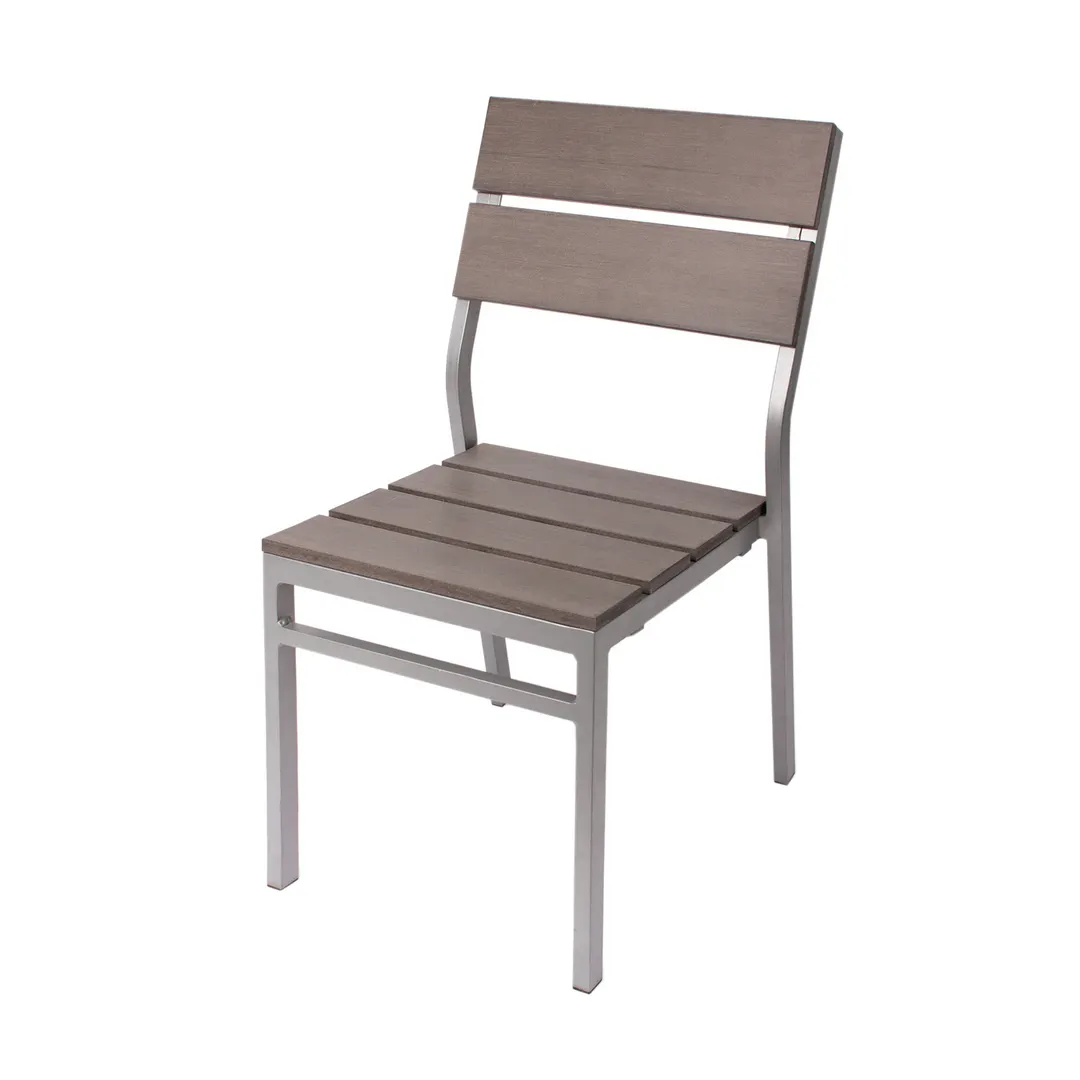 BFM Seating PH202CGRTK-SG Seaside Stacking Side Chair, Wide