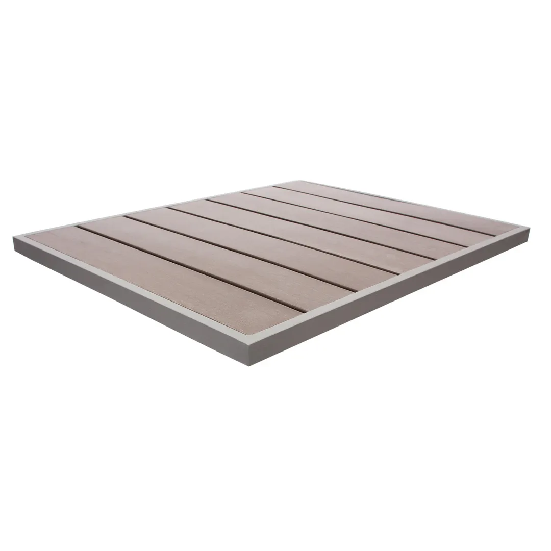 BFM Seating PH2430GRTK-SGU Seaside Table Top, 24" X 30", Rectangular