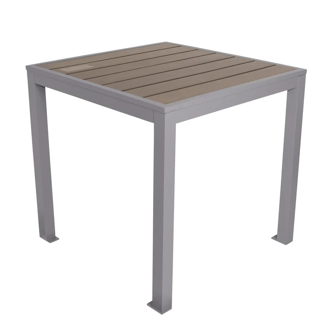 BFM Seating PH4L3131GRSG 31" X 31" Dining Height Outdoor Table