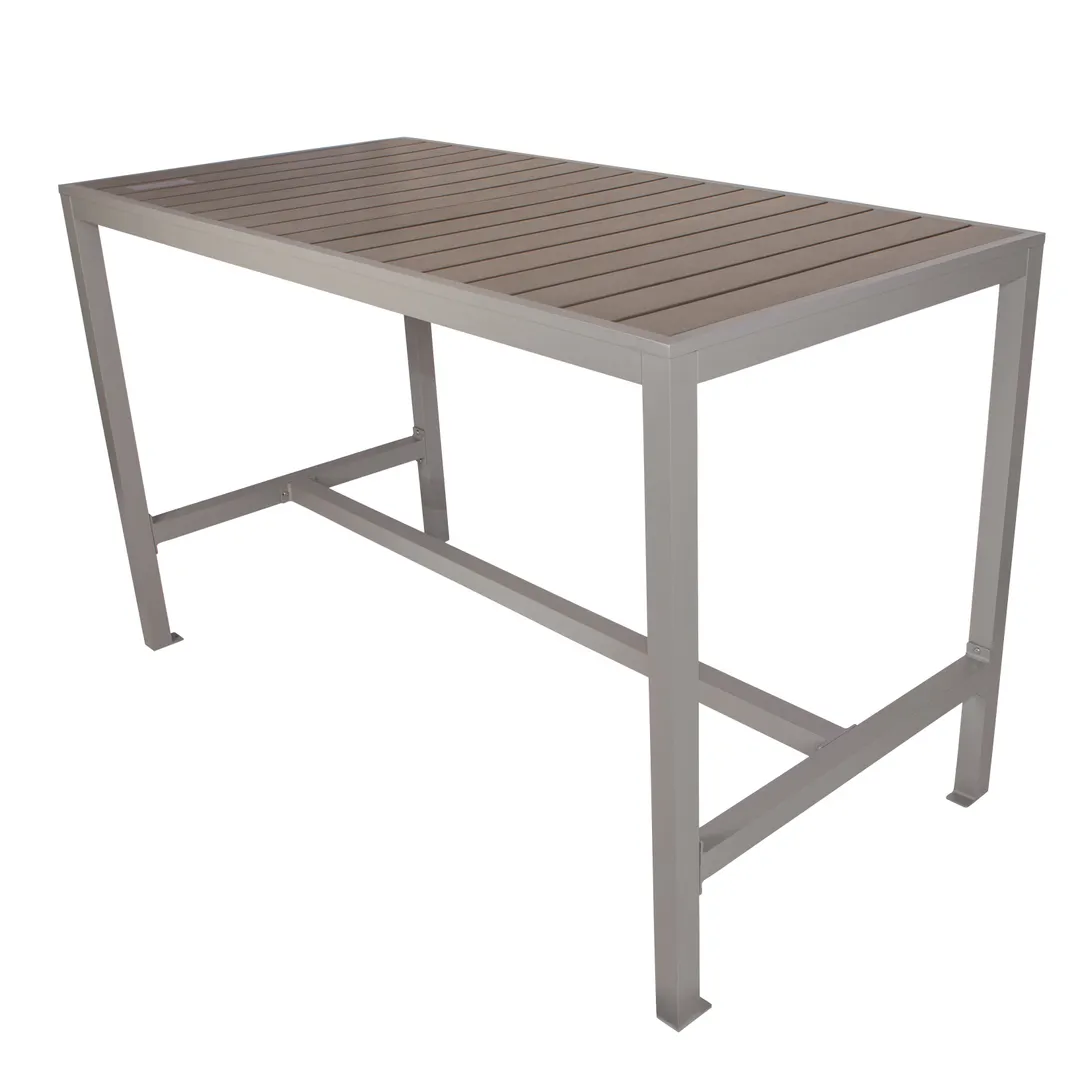 BFM Seating PH4L3148GRSGT 31" X 48" Bar Height Outdoor Table