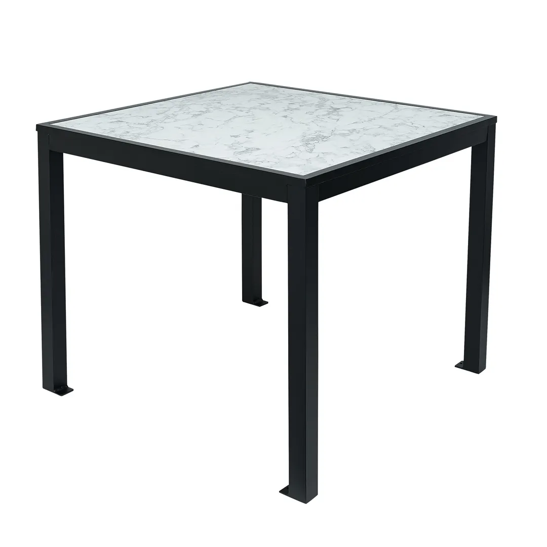BFM Seating PH4L3232CRBL Dining Height Indoor Surf Inlay Table