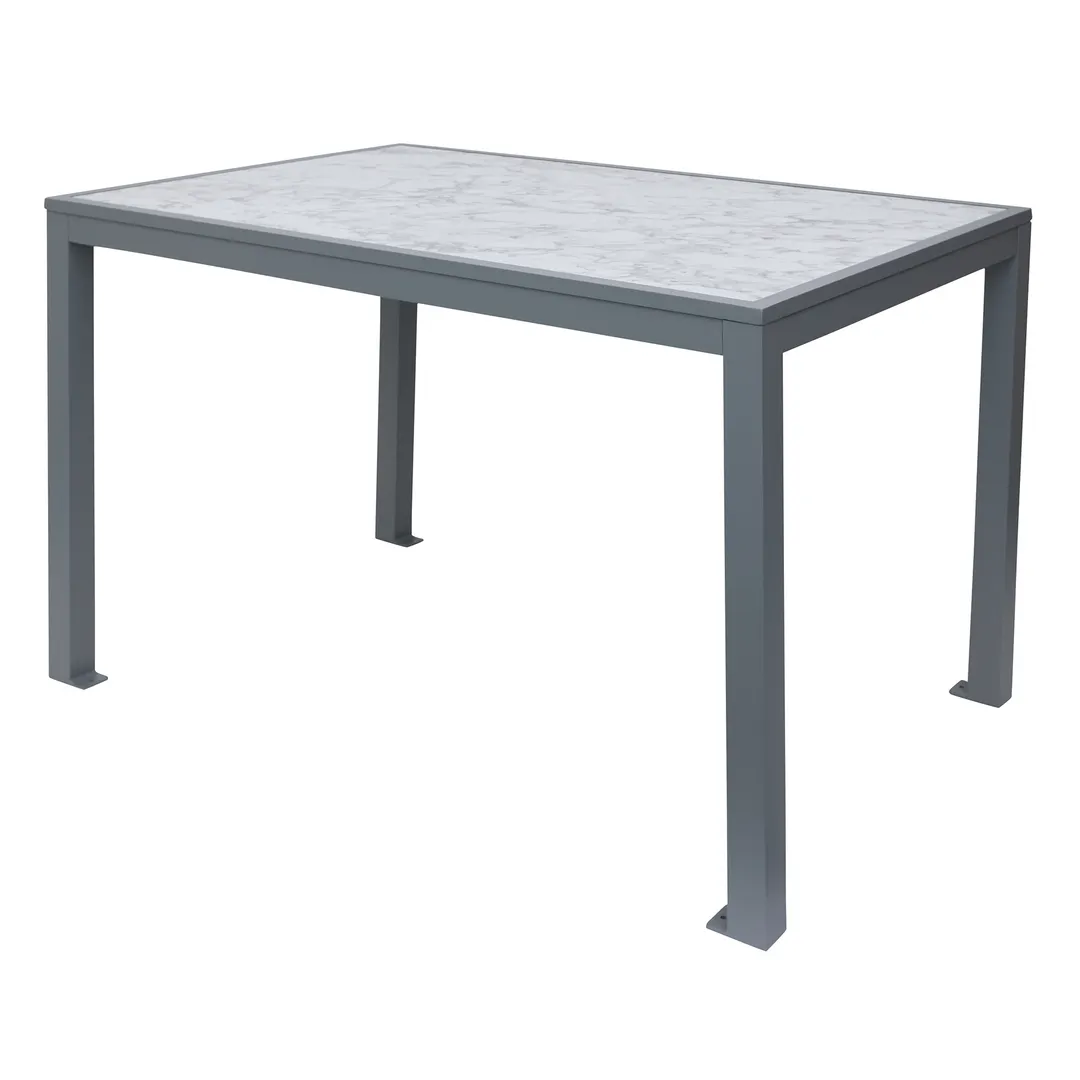 BFM Seating PH4L3248CRSG Dining Height Indoor Surf Inlay Table