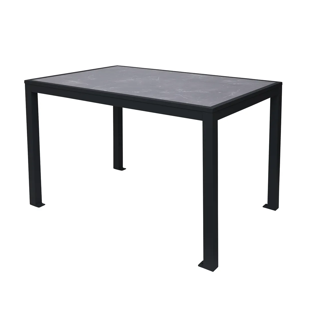 BFM Seating PH4L3672PRBL Dining Height Indoor Surf Inlay Table