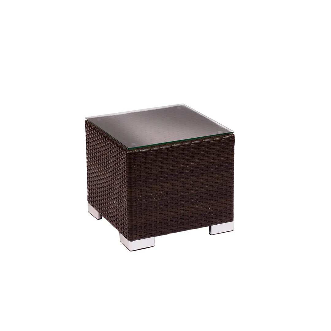 BFM Seating PH5105JV Aruba End Table, Synthetic Wicker, Outdoor/Indoor