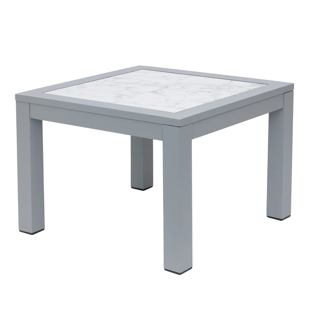 BFM Seating PH6105CR-SG Belmar Inlay End Table, 21-1/2"W X 21-1/2"D