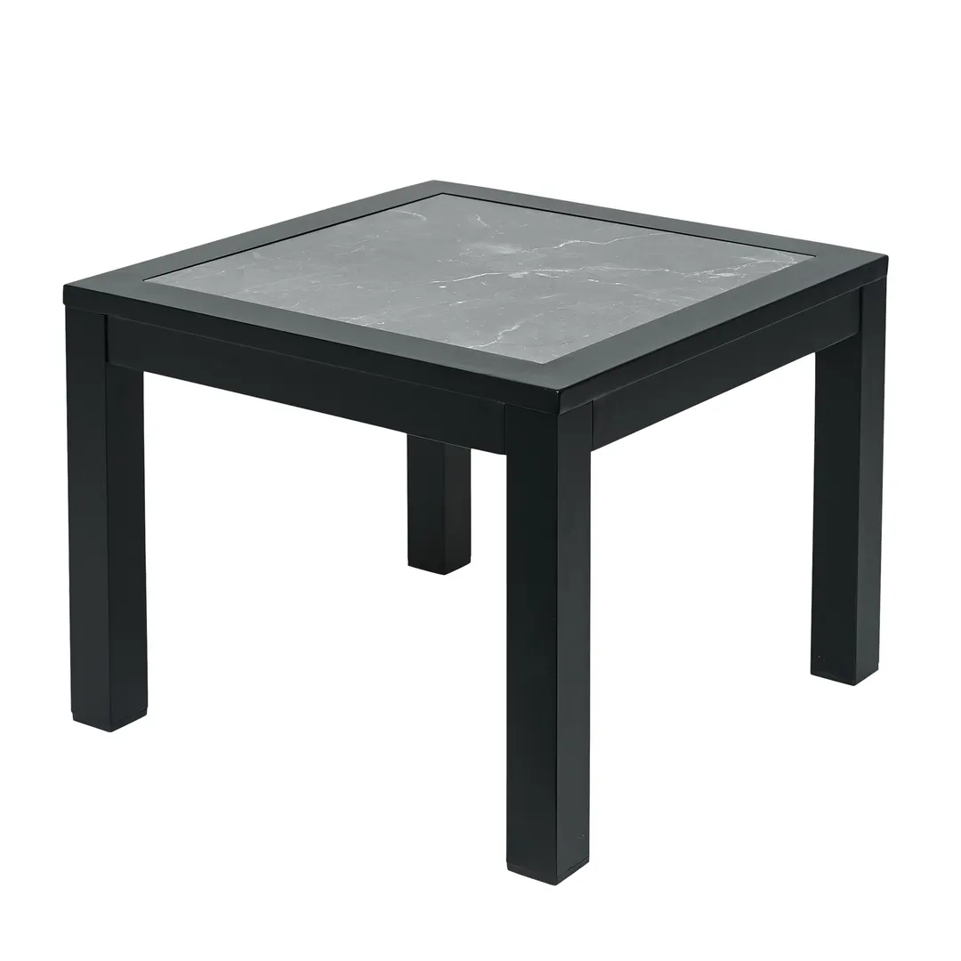 BFM Seating PH6105PR-BL Belmar Inlay End Table, 21-1/2"W X 21-1/2"D