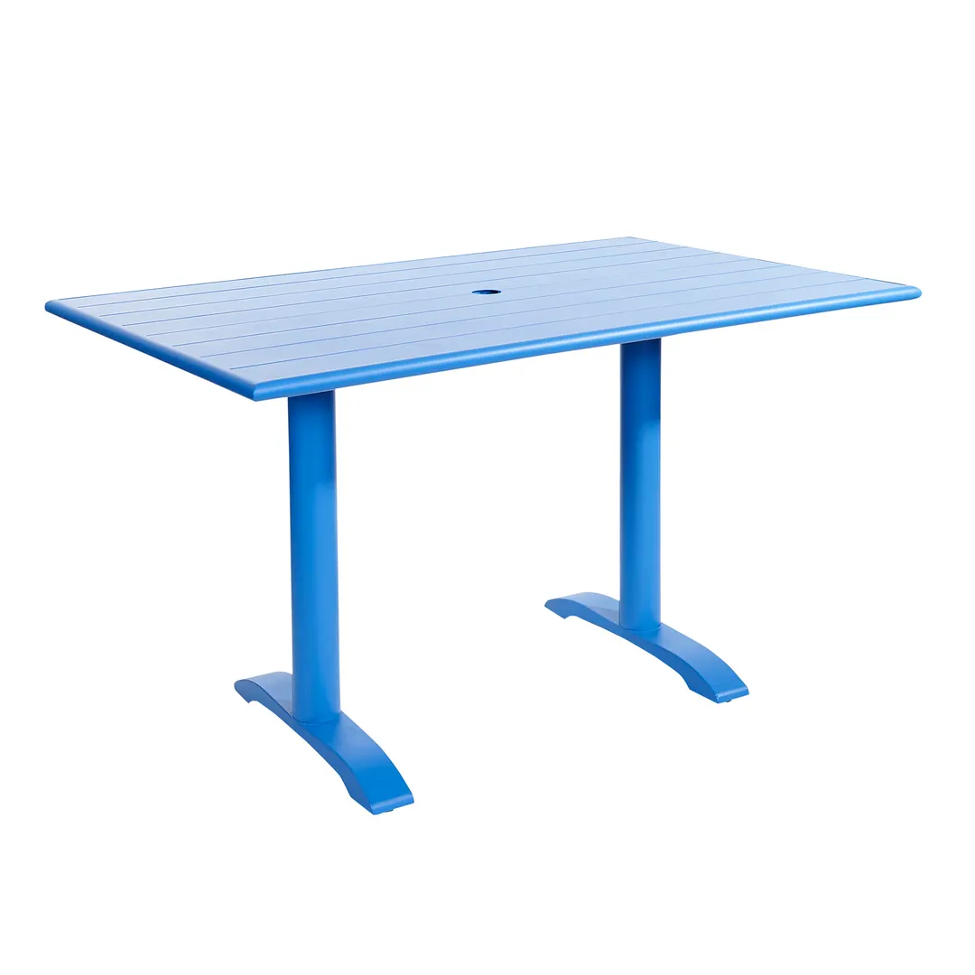 BFM Seating PHB3248BYU-0022BYT 32" X 48" Bar Height Outdoor Table